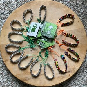 NWT ECOIST bracelet lot upcycled materials recycled sustainable Y2K bundle